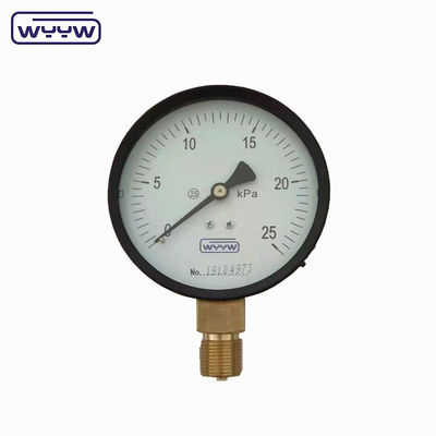 Kapseldruckmessgerät 100 Mbar Bellows Manometer 100 mm G1/2&quot;