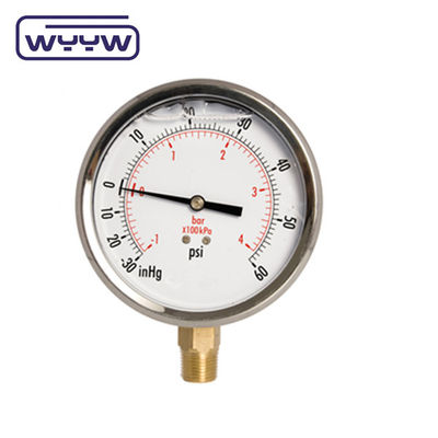 Zusammengesetztes Druckmessgerät Vakuum und Positivdruck Manometer 63 mm 100 mm