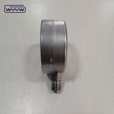 100 mm Durchmesser SS304 Trockendruckmessgerät mit ±1,6% Genauigkeit Alternative Klasse