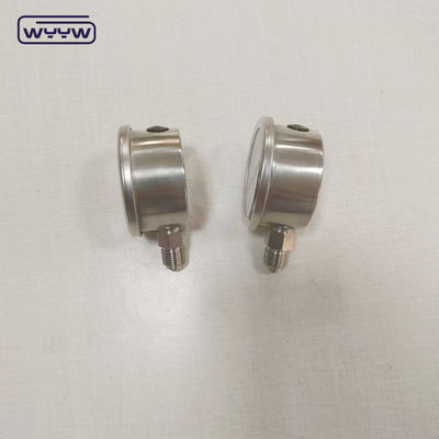 Edelstahl-Bourton-Rohrflüssigkeitsmessung 1/4&quot; 1/2'' BSP/PT/NPT/G/M-Draht ±1,6% voller Skala