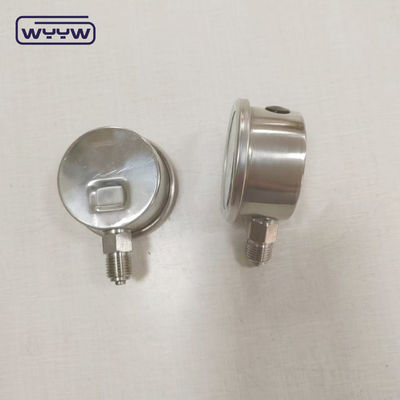Edelstahl-Bourton-Rohrflüssigkeitsmessung 1/4&quot; 1/2'' BSP/PT/NPT/G/M-Draht ±1,6% voller Skala