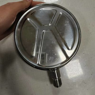 1 Jahr ±1,6% der Vollgrößengenauigkeit Flüssigkeitsgefülltes Vakuummessgerät 1/4&quot; 1/2''BSP/PT/NPT/G/M-Draht