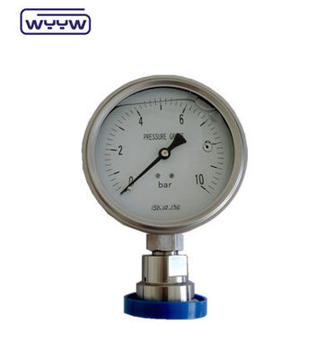 Aluminium-Dial-Bourdon-Rohr-Druckmessgerät zur präzisen Druckmessung in Schwerlast