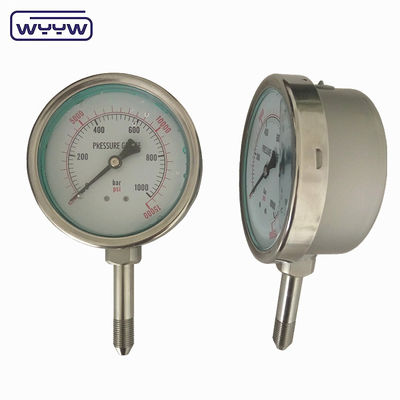 Druckmessgerät mit industrieller Flüssigkeit 63 mm 100 mm 150 mm Optionen