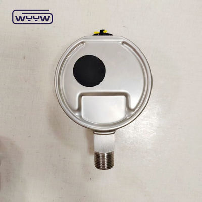 Bajonett Ss304 Gehäuse ss316 Gewinde Glycerin gefülltes Sicherheitsglas Druckmessgerät mit Einstellzeiger