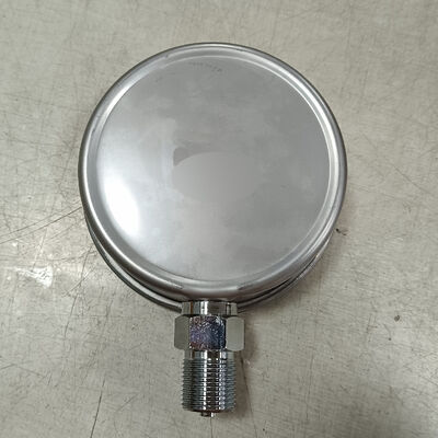 4-Zoll 100mm Flüssigkeitsgefülltes Hydraulikmanometer mit 0-2,5 MPa/0-25 kgf/cm² Bereich und stoßfestem Design