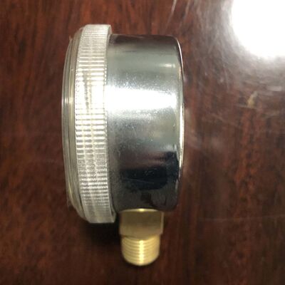 2-Zoll-Sauerstoffdruckmessgerät mit Sauerstoffsicherheitszertifiziertem Bereich von 0-4000 PSI für Anwendungen mit Erdgas und Flüssiggas