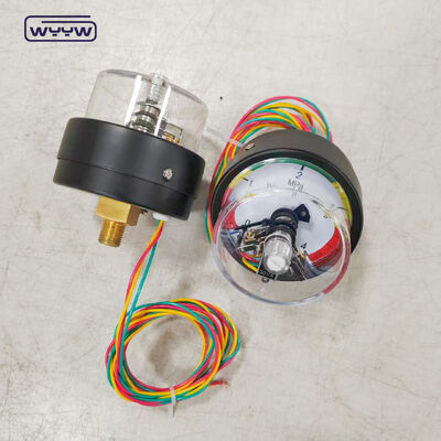 63 mm elektrische Kontaktdruckmessgerät mit Rückverbindung und 4 MPa Bereich für industrielle Anwendungen