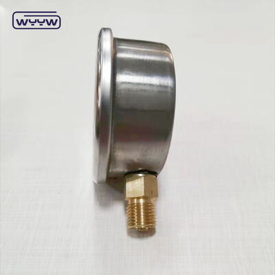 63mm Oil Filled Mud Pump Pressure Gauge with Stainless Steel Case and Customizable Pressure Range