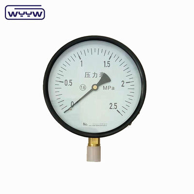 100-mm-Industriemanometer mit schwarzem Eisengehäuse | Massenproduktion in Fabriken
