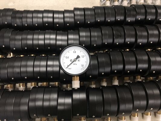 100mm Russischer Standard-Manometer | Schwarzes Eisengehäuse MPa Manometer