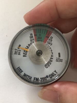 FM-200 Mini-Manometer | Feuerlöscher-Manometer
