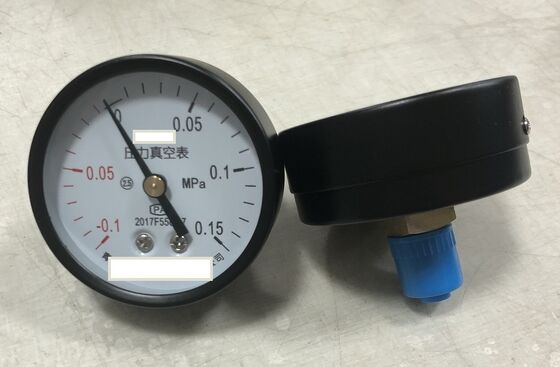 63mm (2,5 Zoll) Druck-Vakuum-Manometer -0,1~0,15 MPa Klasse 2,5 Trockenmanometer